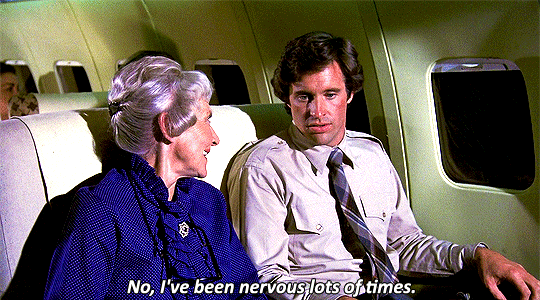 movie-gifs:   Airplane! (1980), dir. Jim Abrahams, David Zucker &amp; Jerry Zucker