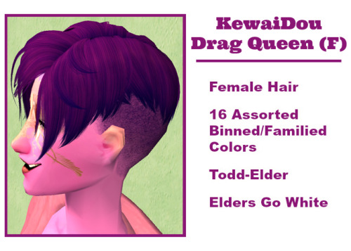 Let’s begin our unisex hair presents with this very cool hair from KewaiDou! It comes in Remi’s natu