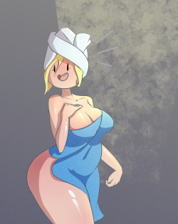 Dabble-Too:  Got A Request For Fionna After Getting Out Of The Shower!   &Amp;Lt;