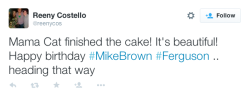 Justice4Mikebrown:  May 20Protesters And Family Members Sing Happy Birthday And Celebrate