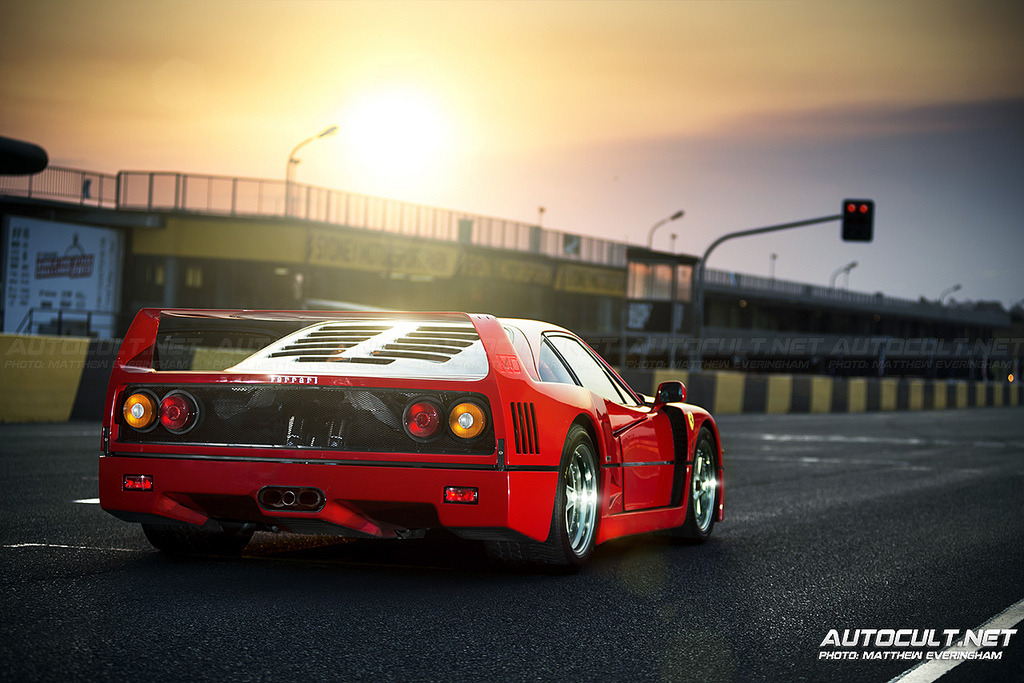 automotivated:  F40 Rear &frac34; (by Mr Matboy)