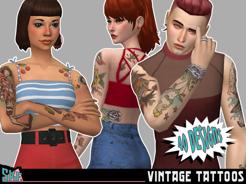 50 Sims 4 Tattoos Absolute Best Tattoo CC Packs 2023 Update  SNOOTYSIMS