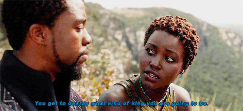 mattelekktra:T’Challa + the wonderful women of Wakanda in the new Black Panther trailer (x) These wo