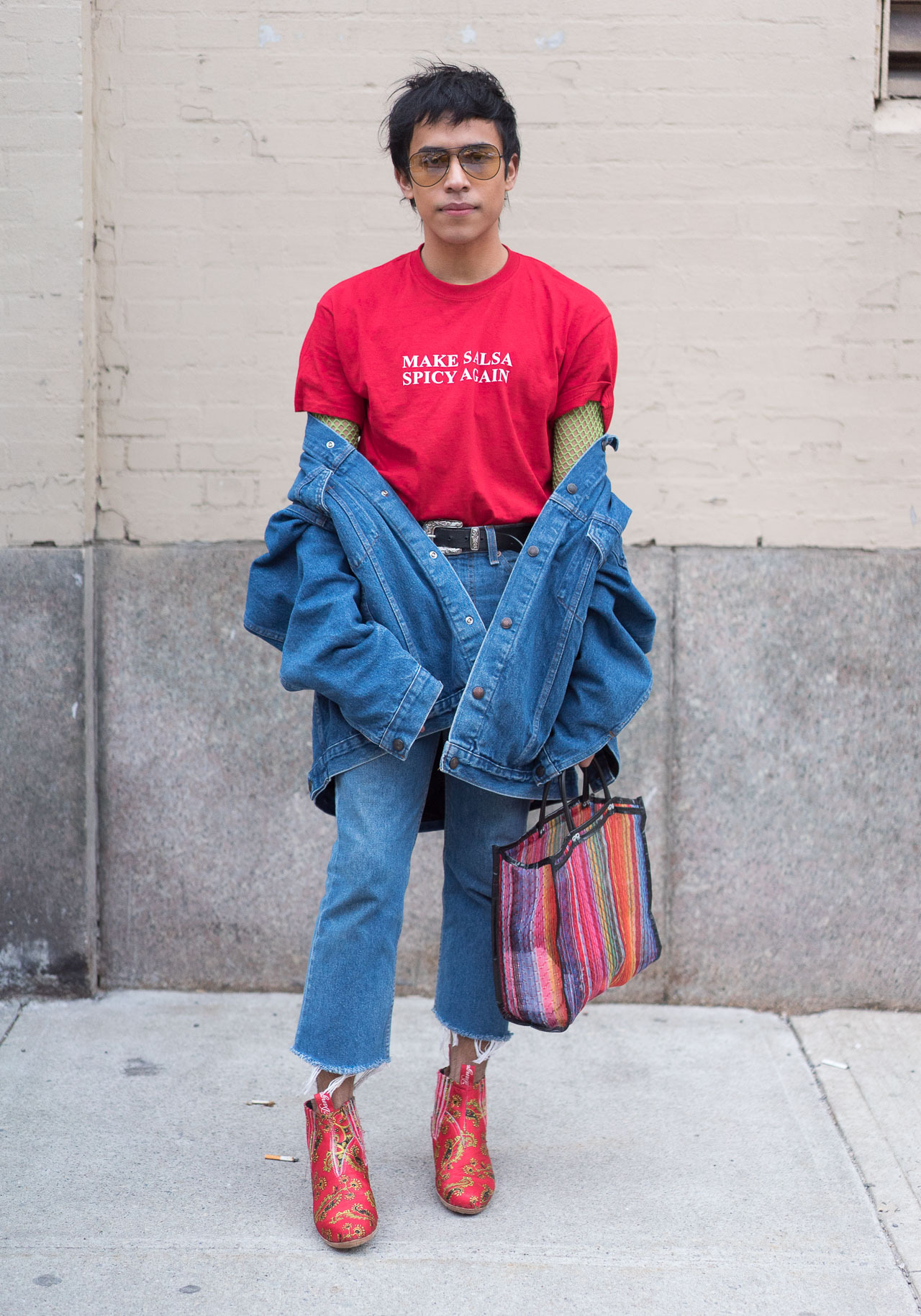 NYC Looks — Pedro, 25 “I’m wearing a Salsa For President...