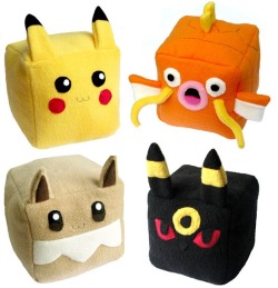 weeaboodesublr:  Pokemon Cube PlushiesProbably