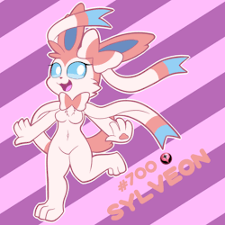 youobviouslyloveoctavia:Chibi anthro SylveonI felt the urge to draw more Pokemon-related things, so I decided to go the cute route. I’m pretty happy with how this turned out. I might do more Pokemon in this style in the future.  &lt;3