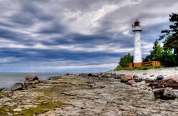 worldoflighthouses:  Vormsi (Saxby) Lighthouse, Saxby, Vormsi Island, Baltic Sea, Estonia — Photographer: Risto Kosk. License: Creative Commons Attribution 3.0 Unported