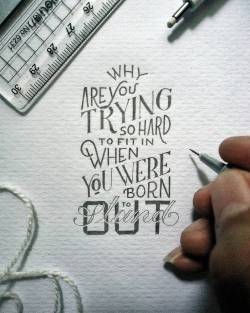 culturenlifestyle:  Miniature Hand Lettered