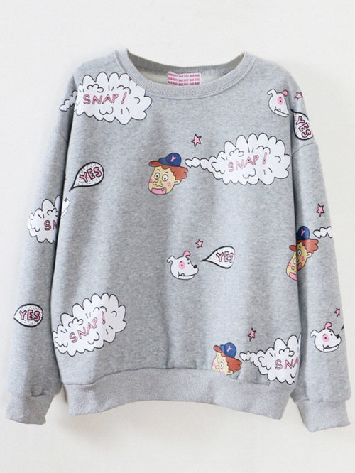 romanticandsadone: Wow ! Casual Comfortable Sweatshirts OO1    ❁❁   OO2 OO1   &n