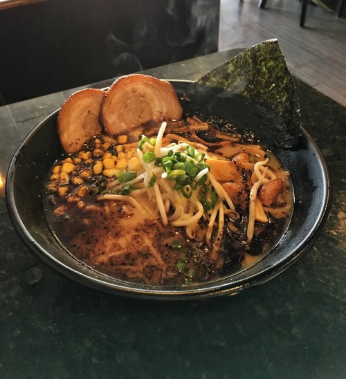 ramen-are-the-real-men: Black Garlic RamenRamen 101, San Leandro, CA Yes please