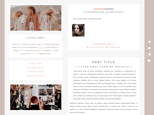 amphitritewrites: lustxfound:  ✧ THEME 001: LIFTED ✧ by lustxfound you guys !! my first theme !