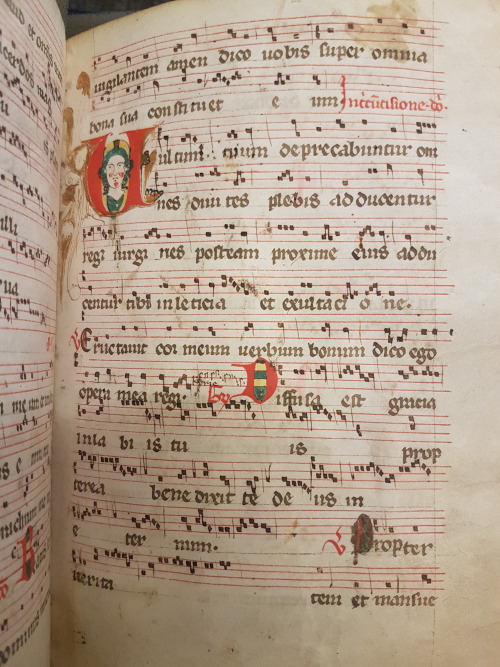 Ms. Codex 1572 -Graduale This manuscript is a complete portable gradual with chants for the Mass acc