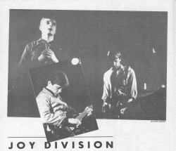 Zombiesenelghetto-3:  Joy Division, Slash Magazine  , January 1980Via 