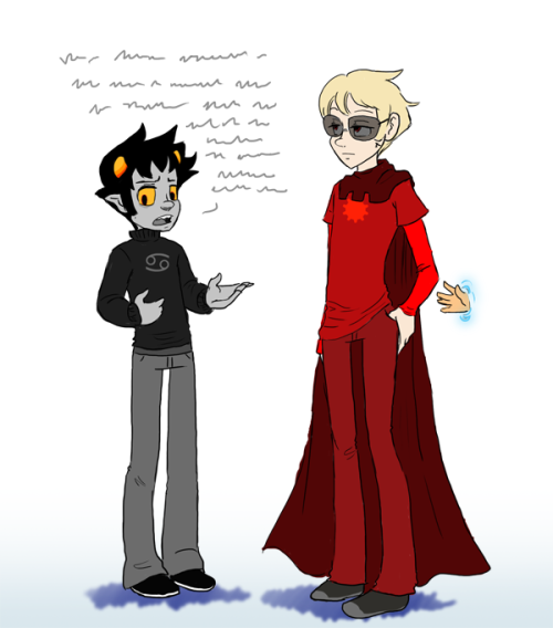 dragonnova:You go too far Egbert… the eliciting of uncool squeals in front of Karkat is punis