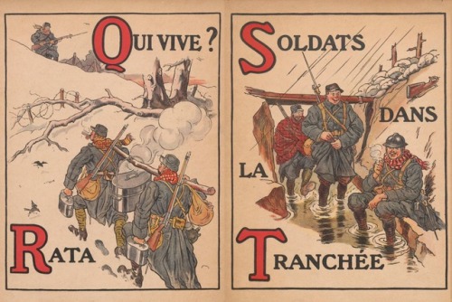 Alphabet de la Guerre par H. Lanos.ParisHachette et Cie..c.1916.Source : bnf.