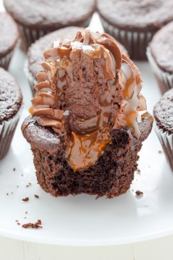 bonapetittcom:    Awasome Chocolate Cupcake