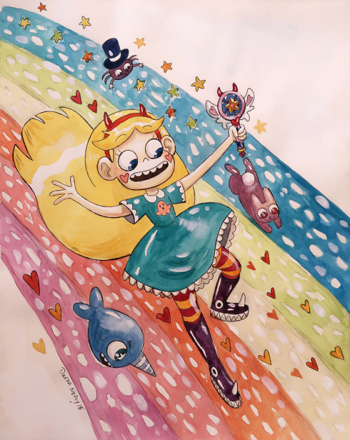 The above piece is going to be for sale at an upcoming Disney TV themed art show at Gallery Nucleus!