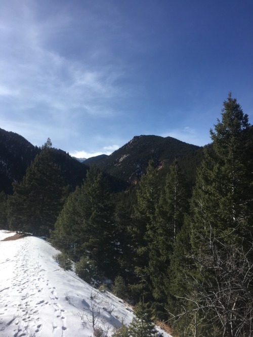 Spent a little time on some familiar trails in Cheyenne Canyon/part of the Pikes Peak Ultra course t