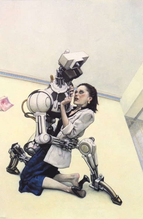 vintagegeekculture:Concept art made to accompany Harlan Ellison’s unmade script for “I, 