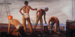 bloghqualls:  Bo Bartlett: Tarman (1985) Oil on Linen 