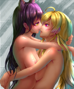 strange-andlovely-hentai:  request: Blake