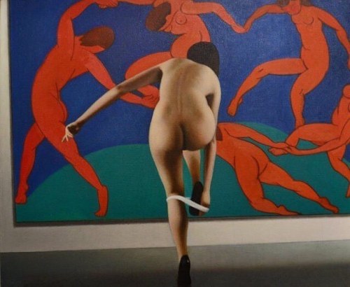 reverdormir2: “Jemima Stehils photo joining Matisse’s girls in ‘The Dance’ v