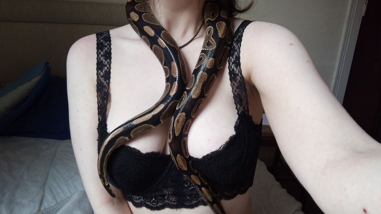 sweeetpeach: she makes a lovely scarf!  do not self promote or remove my caption