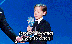 theblogofeternalstench:Jacob Tremblay wins Best Young Performer for Room.