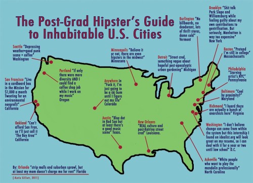 mapsontheweb: &ldquo;Hipster’s Guide to Inhabitable U.S. Cities&rdquo;