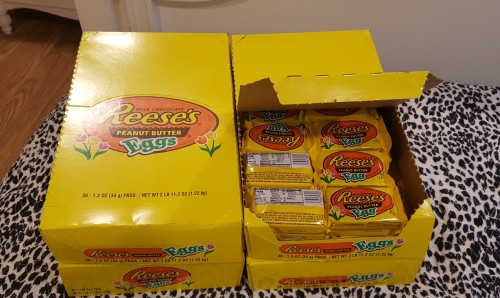 easter candy was on sale so i bought 144 reeses eggs &amp; that’s something you should know about me