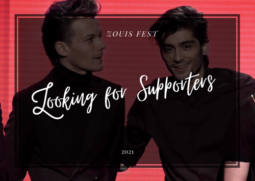 zouisfest:ZOUIS FEST 2021 - LOOKING FOR SUPPORTERS!If you’re interested in taking part in the 