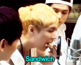 getlayd: Yixing eating various types of food 
