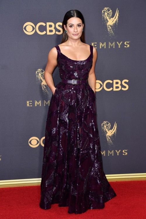 leamichele-news: Lea Michele attends the 69th Annual Primetime Emmy Awards (September 17, 2017)