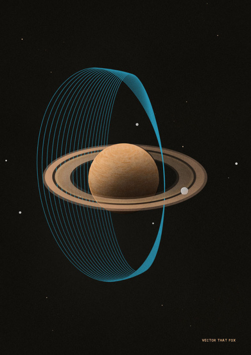 Cassini Logic*, 2018. Another space-based illustration, in response to the Cassini–Huygen