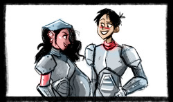 parksnark:  Pacific Rim AU Featuring arguably the most obnoxious Jaeger pilots ever and the always exasperated Captain Aveline 