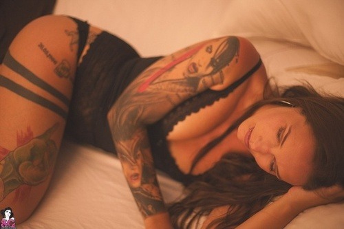 sexyinkgirls-mmm-so-nice:  More here Sexy Ink Girls - Mmmm, So Nice