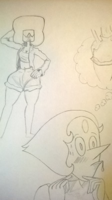 Bubblegum-Waifu:  Garnet: So Pearl. What Do You Think Of My Shorts? Its What Most