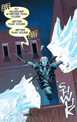 withgreatpowercomesgreatcomics:  Uncanny X-Force #16, written by Rick Remender, art by Jerome Opena and Dean White 