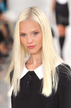 Attraction-Repulsion:  Sasha Luss @ Ralph Lauren Spring 2014 