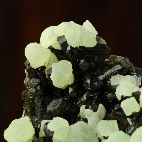 ifuckingloveminerals:Prehnite, Epidote Mali, Africa