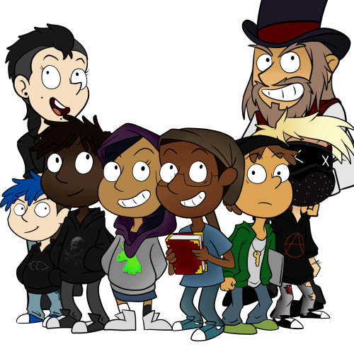 Some Watch dogs characters drawn in semi-Gravity Falls Style.I’m easily distracted.I might do some c