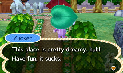 sodacrossing:  i was visiting prim’s dream town and 