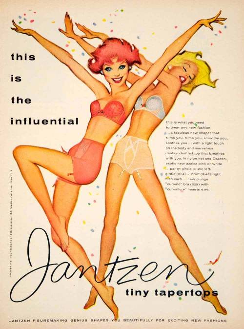 Porn Pics hoodoothatvoodoo:  Jantzen 1958  illustration