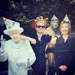 chriscolfernet:  chriscolfer: Celebrating my birthday with the people I love. pic.twitter.com/Lchv2DHNcH  