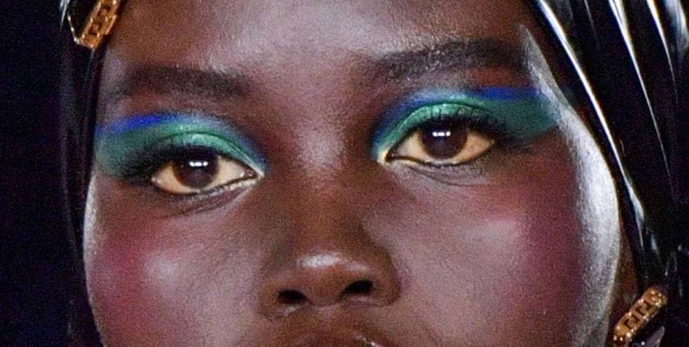 themakeupbrush:Makeup Looks at Versace S/S 2022 - Tumblr Pics