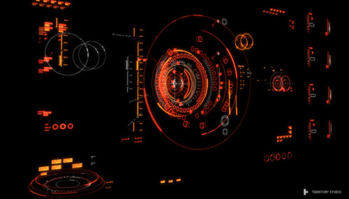 sciencefictioninterfaces:Guardians Of The Galaxy screen graphics by Territory Studio 