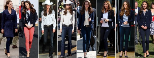 Duchess of Cambridge in pants 