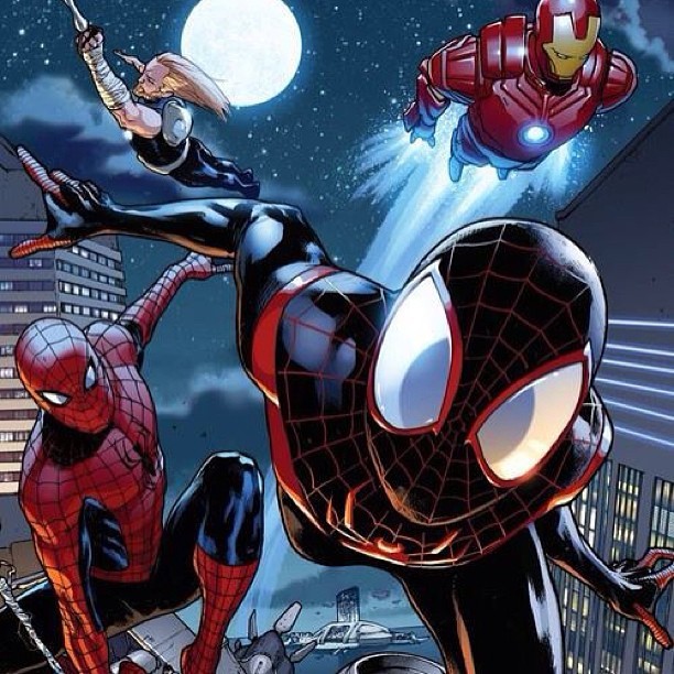 #spidermen #spiderman #milesmorales #peterparker #thor #ironman #ultimatespiderman
