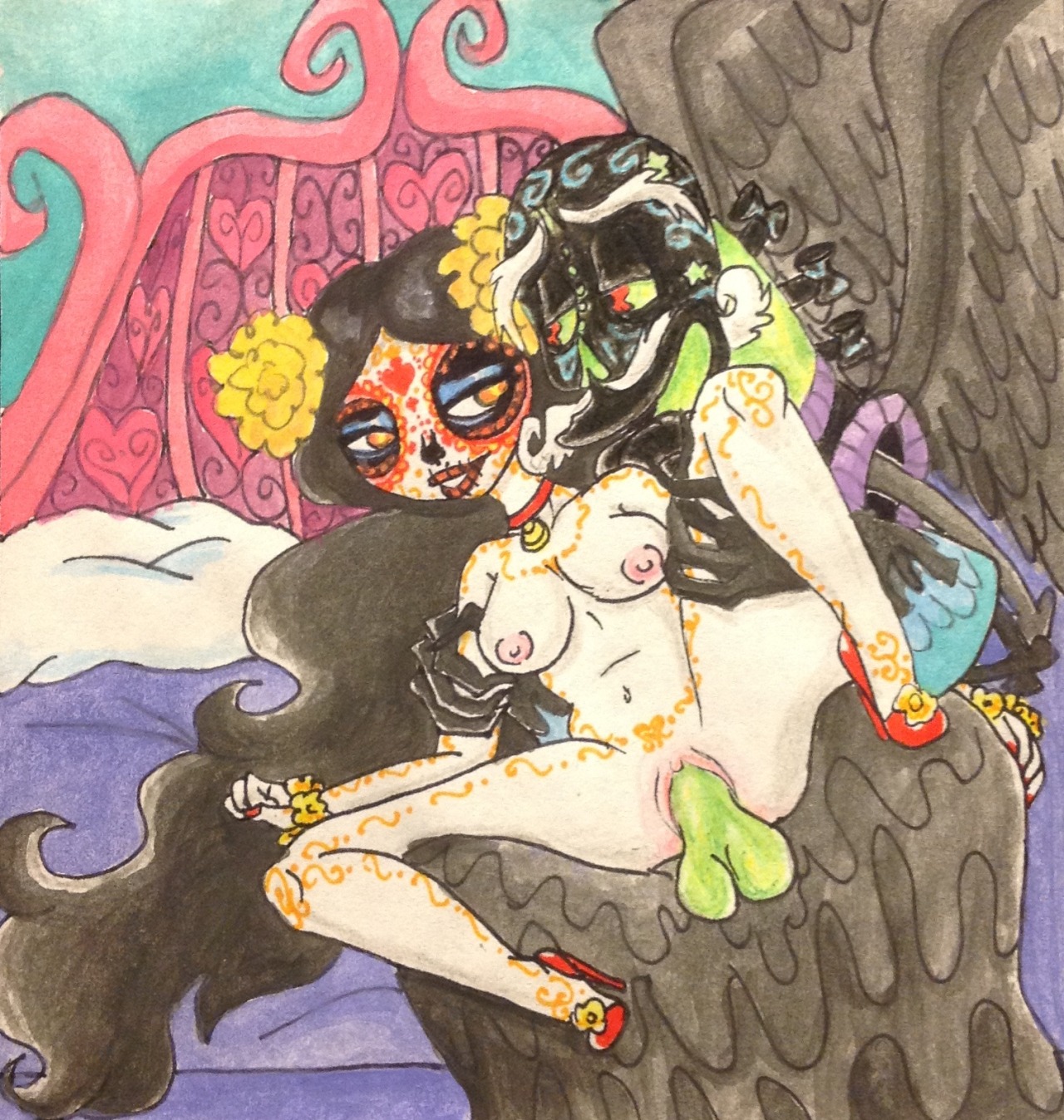 La Muerte and Xibalba  0/////0 Because…. they’re one of the hottest couples