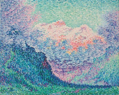 mfjr:  Paul Signac (French, 1863-1935), Les Diablerets (L’Oldenhorn et le Bécabesson),
